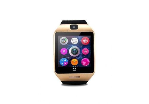 Montre connectée SMART Watch Q18 Ecran tactile 1.54" Bluetooth, Carte Sim - Gold au meilleur prix au Maroc