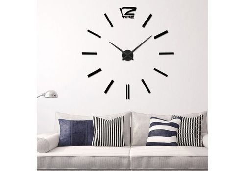 Horloge Murale Design 3D- Noir au meilleur prix au Maroc