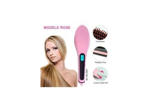 Brosse cheveux lissante électrique Magique au meilleur prix au Maroc