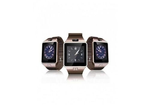 SMART Watch Montre Bluetooth & Carte SIM - Gold au meilleur prix au Maroc