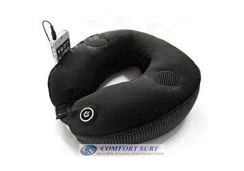 Oreiller Massage Avec Haut-Parleur MP3-NOIR au meilleur prix au Maroc