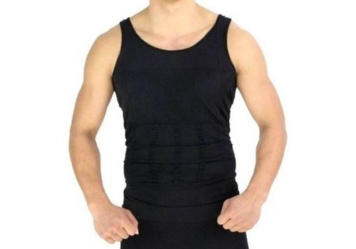 Débardeur Gainant Amincissant Pour Homme - Black au meilleur prix au Maroc