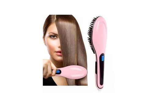 Brosse cheveux lissante électrique Magique au meilleur prix au Maroc