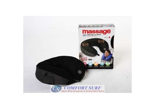 Oreiller Massage Avec Haut-Parleur MP3-NOIR au meilleur prix au Maroc