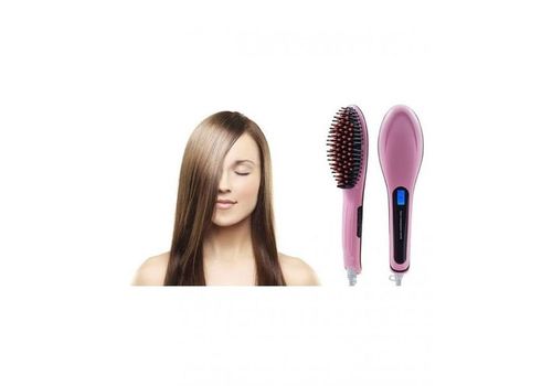 Brosse cheveux lissante électrique Magique au meilleur prix au Maroc