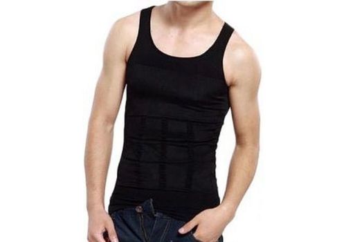 Débardeur Gainant Amincissant Pour Homme - Black au meilleur prix au Maroc