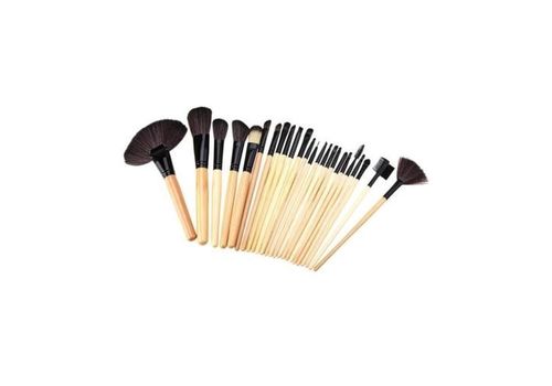 Pack 24 Pinceaux pour maquillage + Pochette au meilleur prix au Maroc