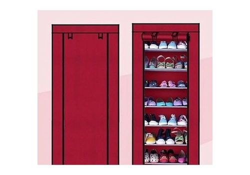 Armoire de chaussure 7 étages - Bordeaux au meilleur prix au Maroc
