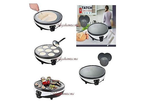 CREPIERE ELECTRIQUE 3EN1 DIAMETRE 30CM au meilleur prix au Maroc