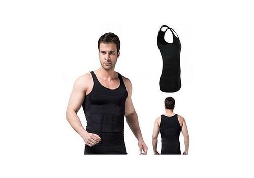 ORIGINAL Slim Body Shaper Débardeur Minceur Pour Homme-NOIR au meilleur prix au Maroc