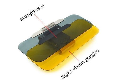 Pare soleil HD Vision Visor anti-reflet Night & Day pour voiture au meilleur prix au Maroc