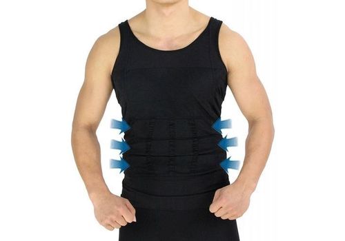 ORIGINAL Slim Body Shaper Débardeur Minceur Pour Homme-NOIR au meilleur prix au Maroc