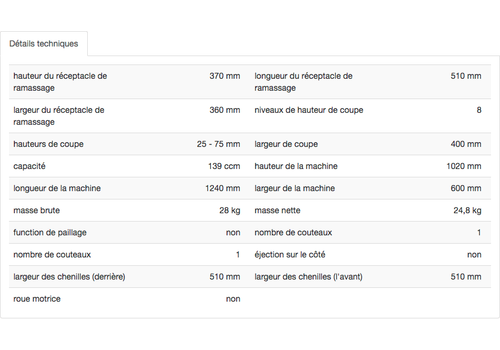 TONDEUSE THERMIQUE LMH400PM au meilleur prix au Maroc