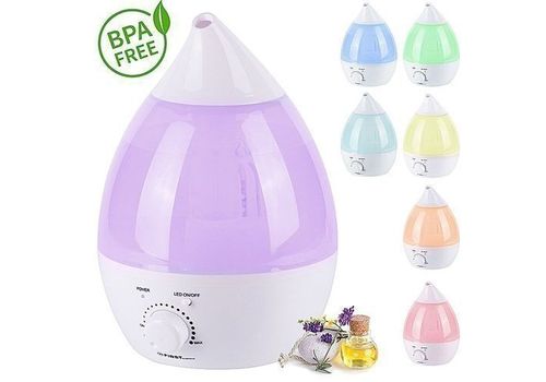 Humidificateur et Diffuseur d'arôme avec Lumières a Éclairage LED au meilleur prix au Maroc