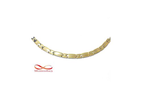 Bracelet En Acier Inoxydable - Argent & DORE au meilleur prix au Maroc