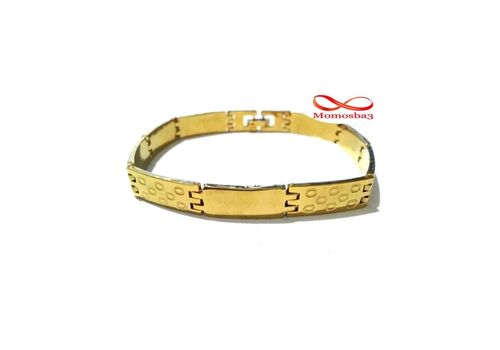 Bracelet En Acier Inoxydable DORE Unisex Réglable au meilleur prix au Maroc