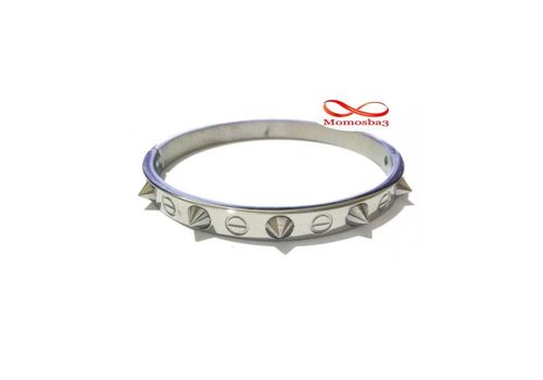 Bracelet En Acier Inoxydable Argenté Unisex au meilleur prix au Maroc