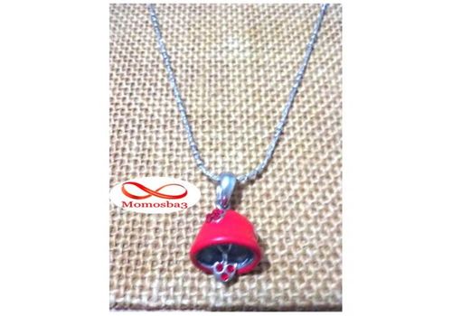 Chaine Pour Femme Avec Pendentif Cloche ROUGE Avec Coeur au meilleur prix au Maroc