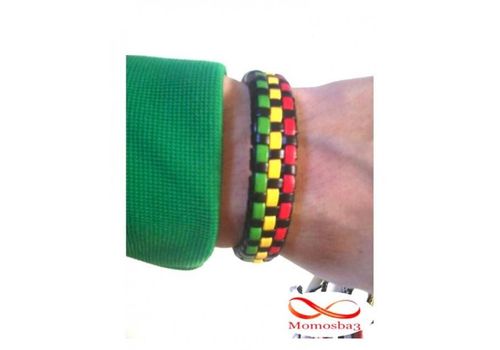 Bracelet Skye Noir Avec 3 Couleurs - Fil Réglable au meilleur prix au Maroc