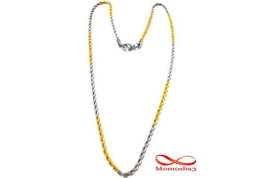 Chaîne En Acier Inoxydable + Plaqué OR JAUNE Torsadé Unisex au meilleur prix au Maroc