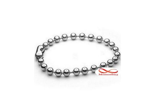 Bracelet Maille Boule En Acier Inoxydable au meilleur prix au Maroc