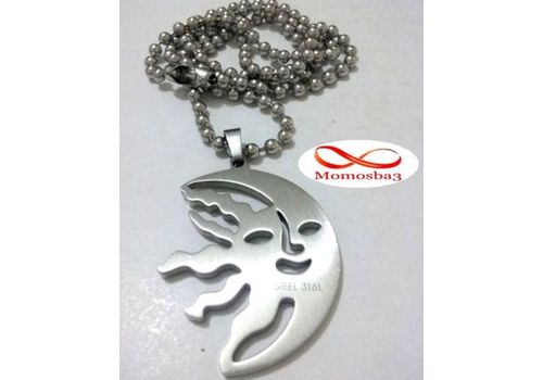 Chaîne Avec Pendentif Soleil En Acier Inoxydable au meilleur prix au Maroc