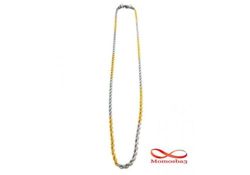 Chaîne En Acier Inoxydable + Plaqué OR JAUNE Torsadé Unisex au meilleur prix au Maroc