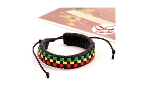 Bracelet Skye Noir Avec 3 Couleurs - Fil Réglable au meilleur prix au Maroc