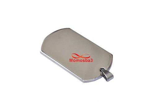 Chaine maille boule + Plaque militaire - Acier inoxydable au meilleur prix au Maroc