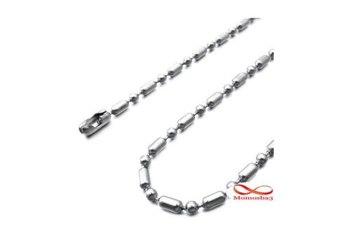 Chaîne En Acier Inoxydable Argenté - Unisex au meilleur prix au Maroc