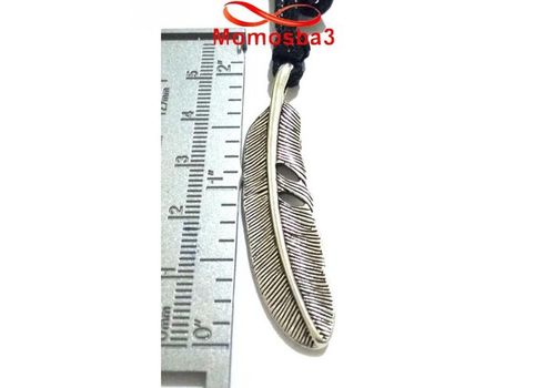 Collier MARRON Réglable Avec Pendentif Plume - Unisex au meilleur prix au Maroc