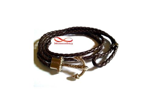 Bracelet Marine Cuir MARRON Unisex au meilleur prix au Maroc