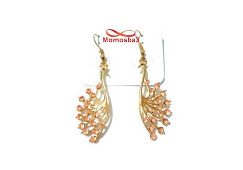 Boucles D’oreilles Avec Pendentif Paon - DORE au meilleur prix au Maroc