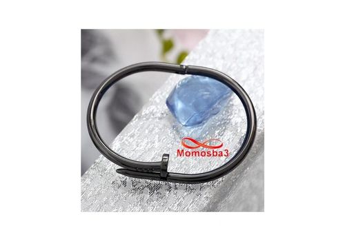 Bracelet Clou en Acier Inoxydable Noir - Unisexe au meilleur prix au Maroc