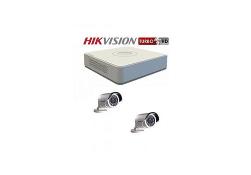 Kit vidéosurveillance 2MP: DVR Turbo HD + 2 cameras d'exterieur HD au meilleur prix au Maroc
