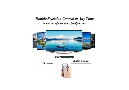 HDMI SWITCHER SPLITTER 4 PORT 1080P VIDEO au meilleur prix au Maroc