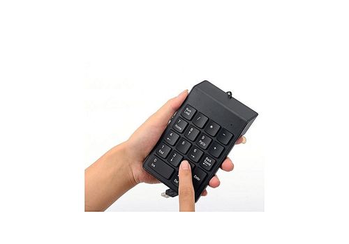USB Keypad Keyboard For Notebook Windows  Apple Puter OS System Black au meilleur prix au Maroc