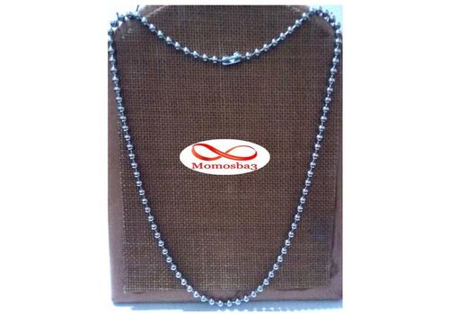 Chaine Maille Boule En Acier Inoxydable - Argenté au meilleur prix au Maroc