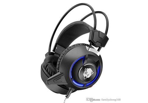 Game Casque Stéréo Entouré Over-Ear Gaming Vibrant Headband Bandeau avec Lumière pour Ordinateur PC Gamer au meilleur prix au Maroc