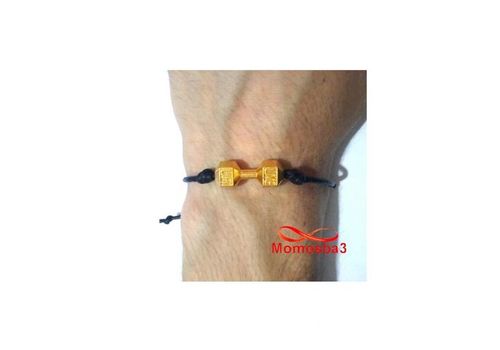 Bracelet Fitness DORE Et Cuir Noir - Unisex au meilleur prix au Maroc