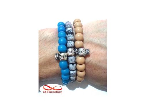 Agate Pierre Avec Pendentif Dollar Argenté Unisex au meilleur prix au Maroc