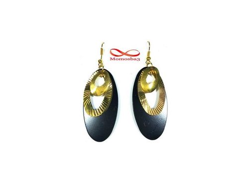 Boucles D’oreilles DORE Noir au meilleur prix au Maroc