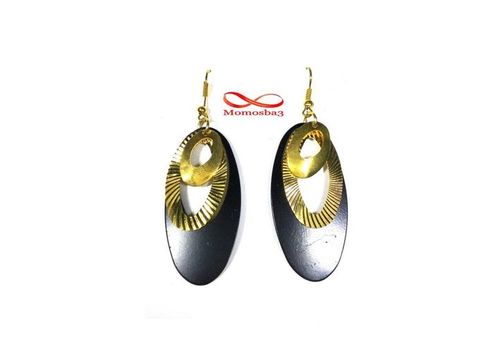 Boucles D’oreilles DORE Noir au meilleur prix au Maroc