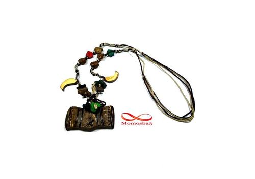 Collier Simple Asiatique Thaï Naturel Coco (Fil Réglable) au meilleur prix au Maroc