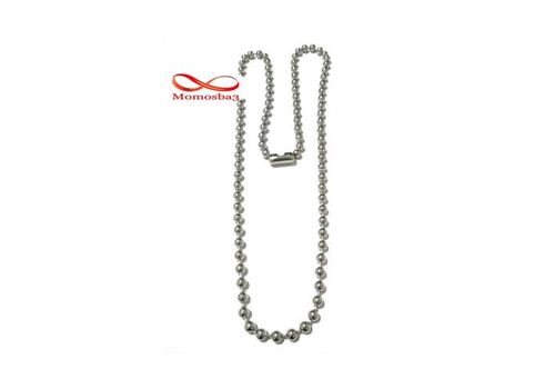 Chaine Maille Boule En Acier Inoxydable - Argenté au meilleur prix au Maroc