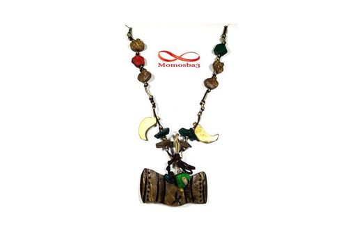 Collier Simple Asiatique Thaï Naturel Coco (Fil Réglable) au meilleur prix au Maroc