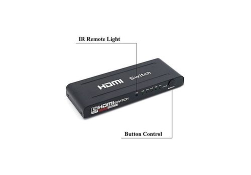 HDMI SWITCHER SPLITTER 4 PORT 1080P VIDEO au meilleur prix au Maroc