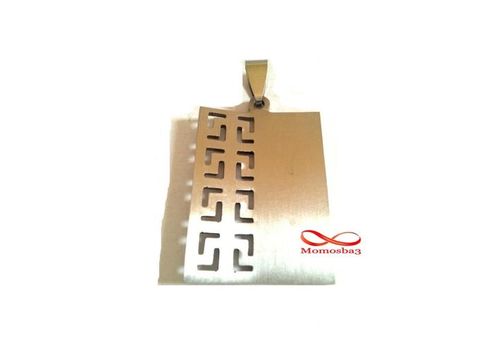 Chaine Avec Pendentif Plaque En Acier Inoxydable au meilleur prix au Maroc