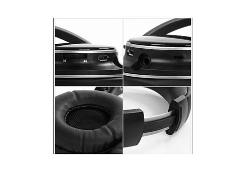 Casque Q7 Over Ear stéréo sans fil Bluetooth avec micro Slot SD FM Radio - NOIR AVEC APPLICTION OS ENDROID au meilleur prix au Maroc