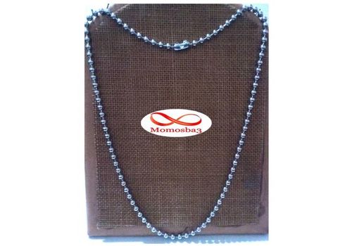 Chaine Maille Boule En Acier Inoxydable - Argenté au meilleur prix au Maroc